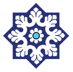 Arabesque islamic motif