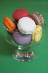 Macaroon in glass