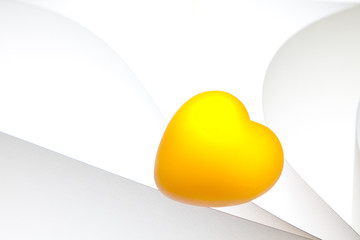 紙のテクスチャとハート