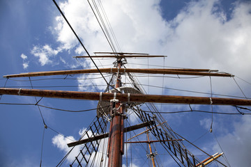 Old sailing ship