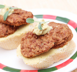 Frikadellenbrote