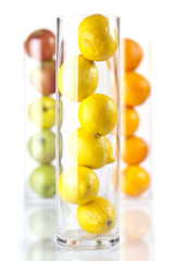 Group of fruit: Lemons, Oranges, Appless