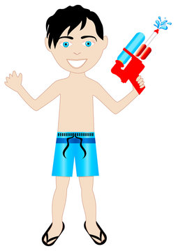 Watergun Boy Swimsuit