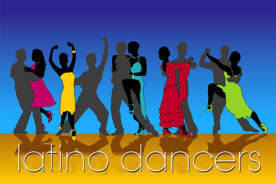 Larino Dancers Silhouettes Set