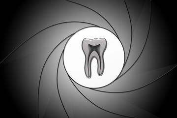 Obrazy na Plexi  Tooth1