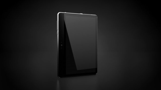Blank Tablet in motion