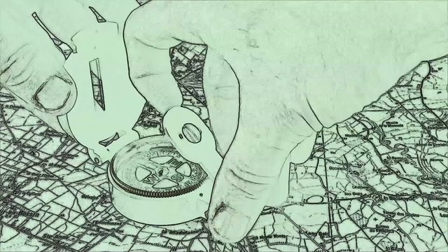 Ouverture d'une boussole