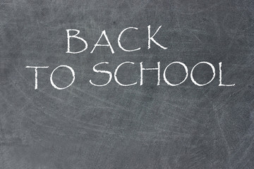 Blackboard and message back to school