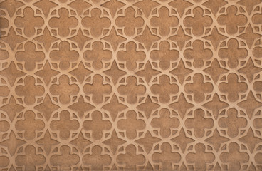 Old Spanish decorated wall background