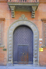 Italy, Bologna old medieval door