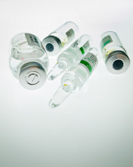 Vials in lab
