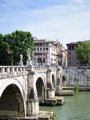 Ponte Sant Angelo Roma, Italia