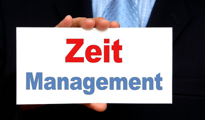 Zeit Management oder Zeitmanagement