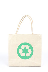 recycle bag, brown paper bag printed reuse signage on.