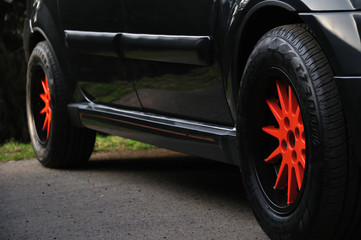 Orange rims