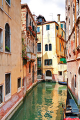 Fototapeta na wymiar The architecture of the old Venice
