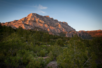 Mont Sainte Victoire in Provence, France