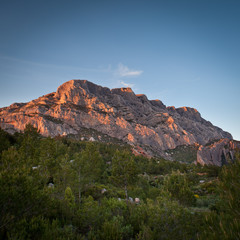 Mont Sainte Victoire in Provence, France