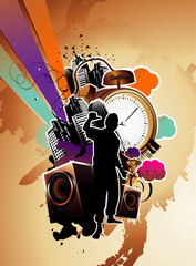 urban vector abstract illustration © chispas