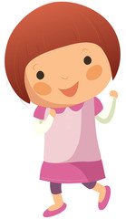 Portrait of happy girl