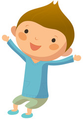 Portrait of happy boy