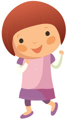 Portrait of happy girl