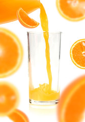 Orange juice of orange