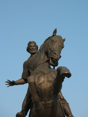 Monument to Evpatiy Kolovrat in Ryazan