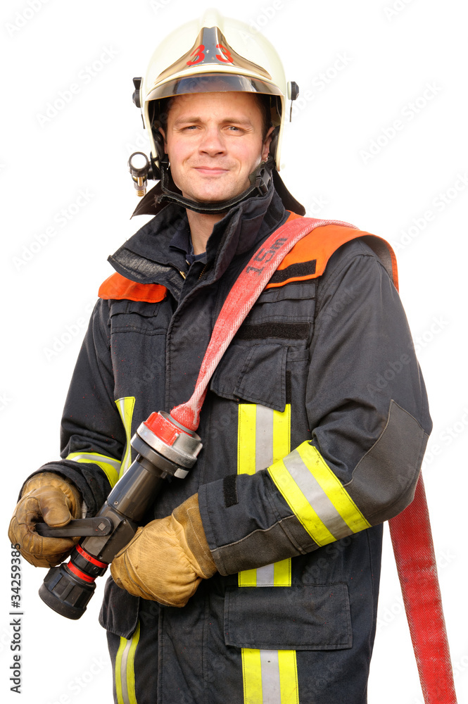 Wall mural Firefighter