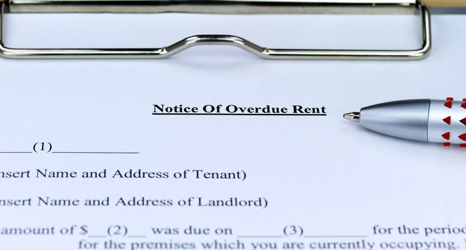 Overdue Rent Form