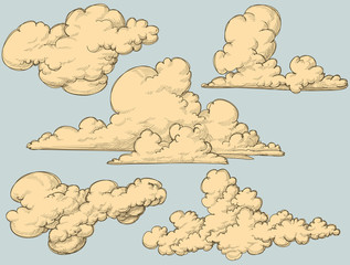 Vintage clouds - 34264722