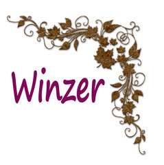 schild, druckwerk, freigestellt: berufsbezeichnung winzer