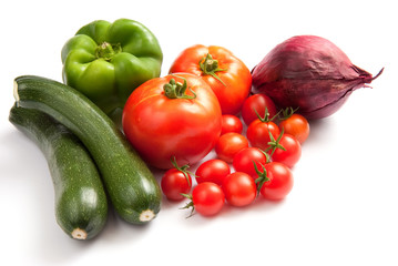 Vegetable - Verdura su sfondo bianco