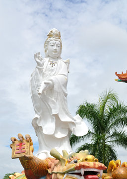 Kuan Yin On Dragon