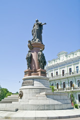 Fototapeta na wymiar Pomnik założycieli Odessie