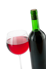 Wine concept with gradient background