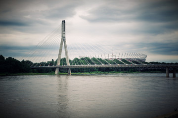Fototapeta premium most to Wisła Rive