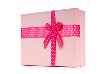 Gift boxes isolated on the white