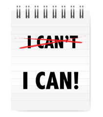 Conceptual illustration of achieving a goal