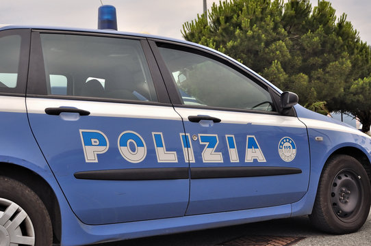 Car Of The Italian State Police