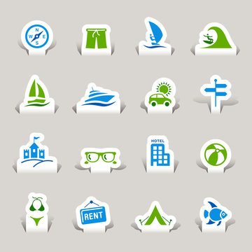 Papercut - Vacation icons