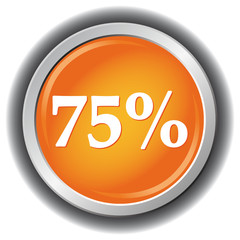 75 PERCENT ICON