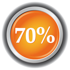 70 PERCENT ICON
