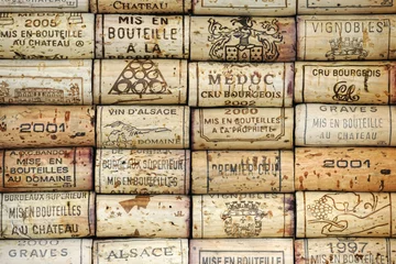 Fotobehang Background of wine corks © tobago77