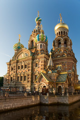 Fototapeta na wymiar Kościół Zmartwychwstania Zbawiciela na Krwi. Petersburg