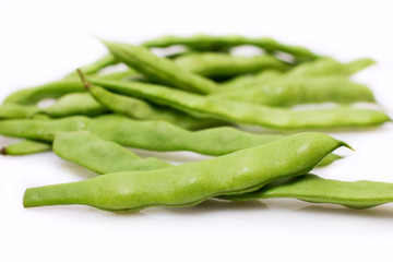 Fresh bean pods