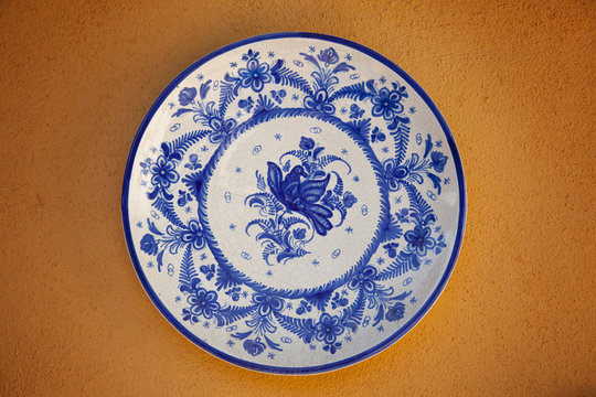 Spanish traditional ceramic plate