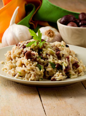 Risotto alle Olive nere