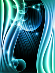 abstract night effect, vector