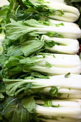 Fresh green vegetables